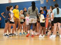 Former WNBA Star Inspires Young Athletes at Cooper City Optimist Practice