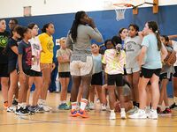 Former WNBA Star Inspires Young Athletes at Cooper City Optimist Practice