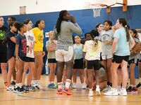 Former WNBA Star Inspires Young Athletes at Cooper City Optimist Practice