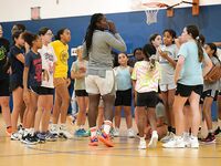 Former WNBA Star Inspires Young Athletes at Cooper City Optimist Practice