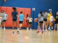 Former WNBA Star Inspires Young Athletes at Cooper City Optimist Practice
