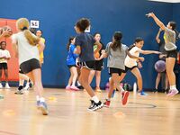 Former WNBA Star Inspires Young Athletes at Cooper City Optimist Practice