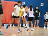 Former WNBA Star Inspires Young Athletes at Cooper City Optimist Practice