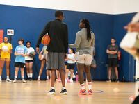 Former WNBA Star Inspires Young Athletes at Cooper City Optimist Practice