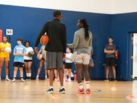 Former WNBA Star Inspires Young Athletes at Cooper City Optimist Practice