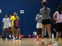 Former WNBA Star Inspires Young Athletes at Cooper City Optimist Practice