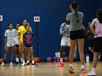 Former WNBA Star Inspires Young Athletes at Cooper City Optimist Practice