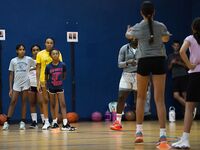 Former WNBA Star Inspires Young Athletes at Cooper City Optimist Practice