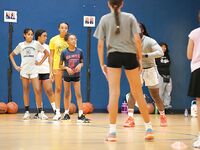 Former WNBA Star Inspires Young Athletes at Cooper City Optimist Practice