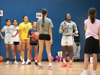 Former WNBA Star Inspires Young Athletes at Cooper City Optimist Practice