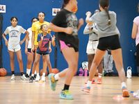 Former WNBA Star Inspires Young Athletes at Cooper City Optimist Practice