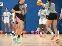 Former WNBA Star Inspires Young Athletes at Cooper City Optimist Practice