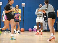 Former WNBA Star Inspires Young Athletes at Cooper City Optimist Practice