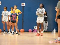Former WNBA Star Inspires Young Athletes at Cooper City Optimist Practice