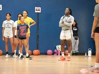 Former WNBA Star Inspires Young Athletes at Cooper City Optimist Practice
