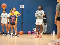 Former WNBA Star Inspires Young Athletes at Cooper City Optimist Practice