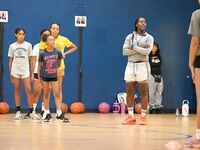 Former WNBA Star Inspires Young Athletes at Cooper City Optimist Practice