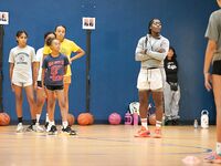 Former WNBA Star Inspires Young Athletes at Cooper City Optimist Practice