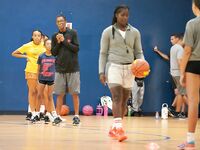 Former WNBA Star Inspires Young Athletes at Cooper City Optimist Practice