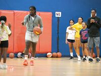Former WNBA Star Inspires Young Athletes at Cooper City Optimist Practice