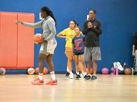 Former WNBA Star Inspires Young Athletes at Cooper City Optimist Practice