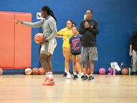 Former WNBA Star Inspires Young Athletes at Cooper City Optimist Practice