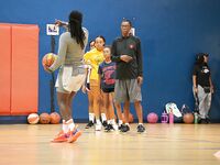 Former WNBA Star Inspires Young Athletes at Cooper City Optimist Practice