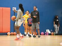 Former WNBA Star Inspires Young Athletes at Cooper City Optimist Practice