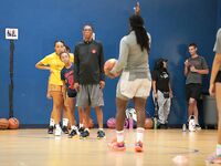 Former WNBA Star Inspires Young Athletes at Cooper City Optimist Practice