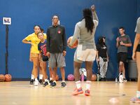 Former WNBA Star Inspires Young Athletes at Cooper City Optimist Practice