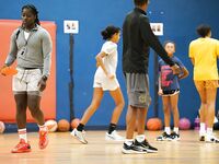 Former WNBA Star Inspires Young Athletes at Cooper City Optimist Practice