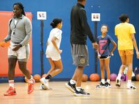Former WNBA Star Inspires Young Athletes at Cooper City Optimist Practice