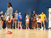 Former WNBA Star Inspires Young Athletes at Cooper City Optimist Practice